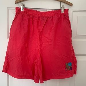 Pink coral windbreak fashion sport beach shorts!